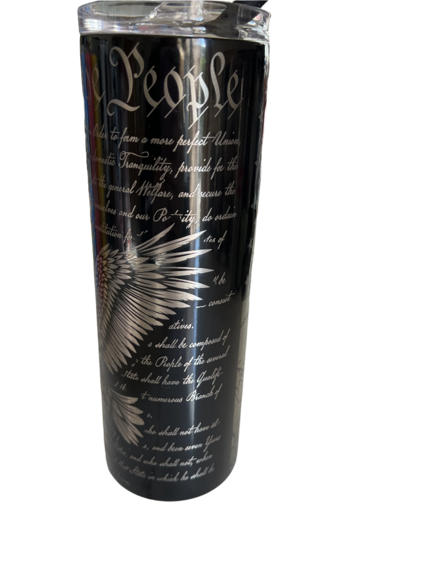 American Pride Custom Engraved Tumbler - 20oz