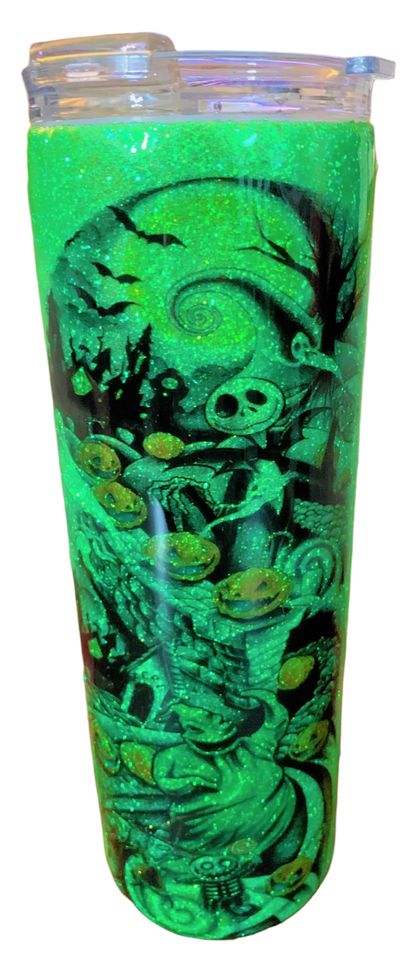 Green Halloween Tumbler